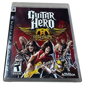 Guitar Hero: Aerosmith (Sony Playstation 3, 2008) Pre-Owned Tested and Working